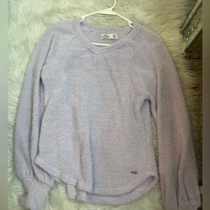 Purple Hollister sweater